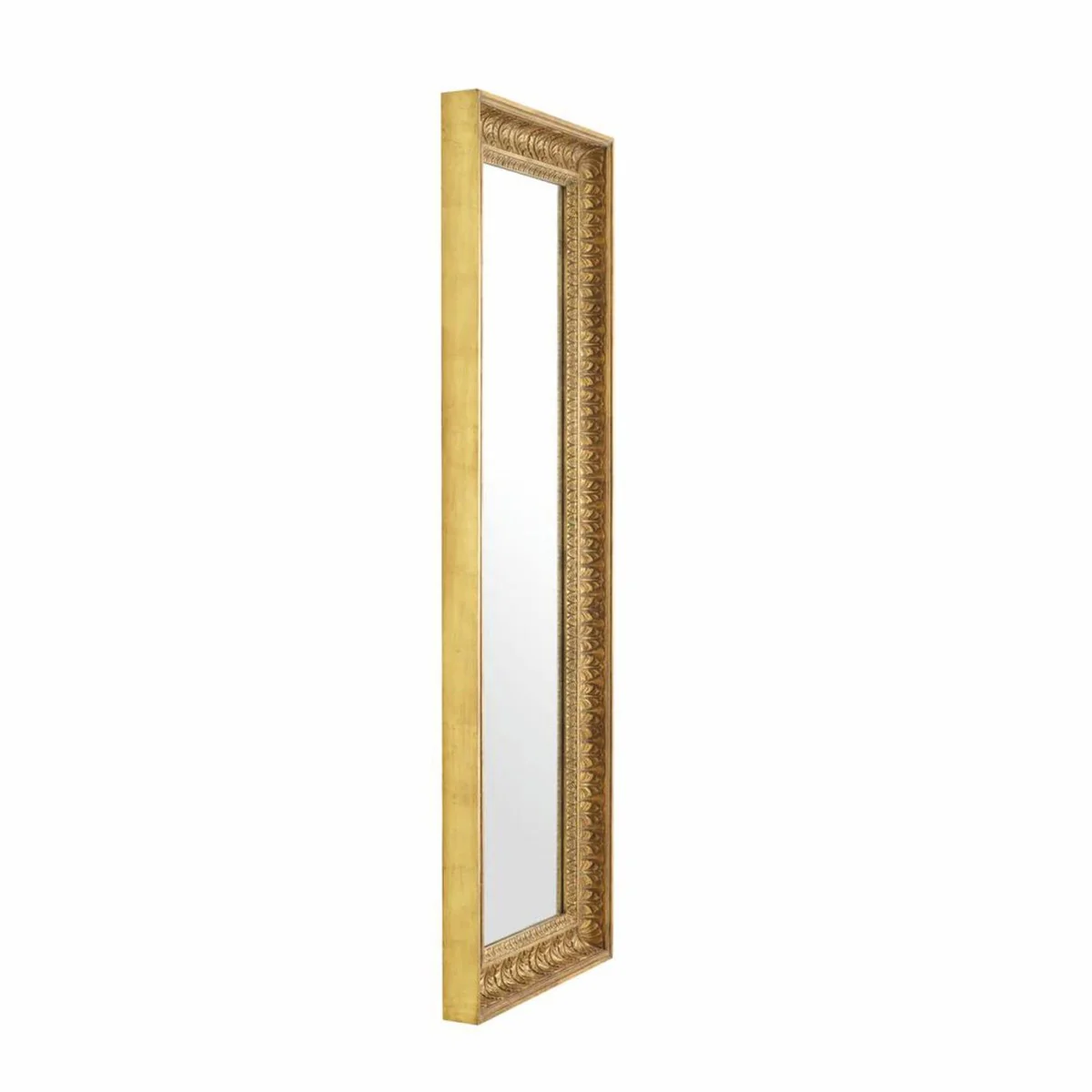Luxus Barock Mahagoni Spiegel Antik Gold H. 176 cm - Barock Interior