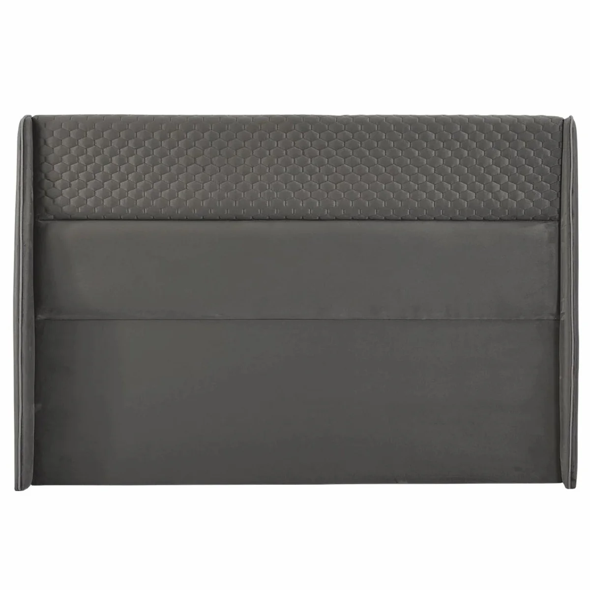 Luxus Bett-Kopfteil Dunkelgrau 200 cm - Luxus Schlafzimmer Möbel