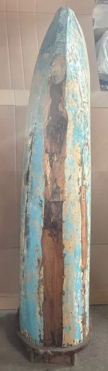 Vintage Stil Weinschrank in Kanuform H. 220 cm - Bar Möbel