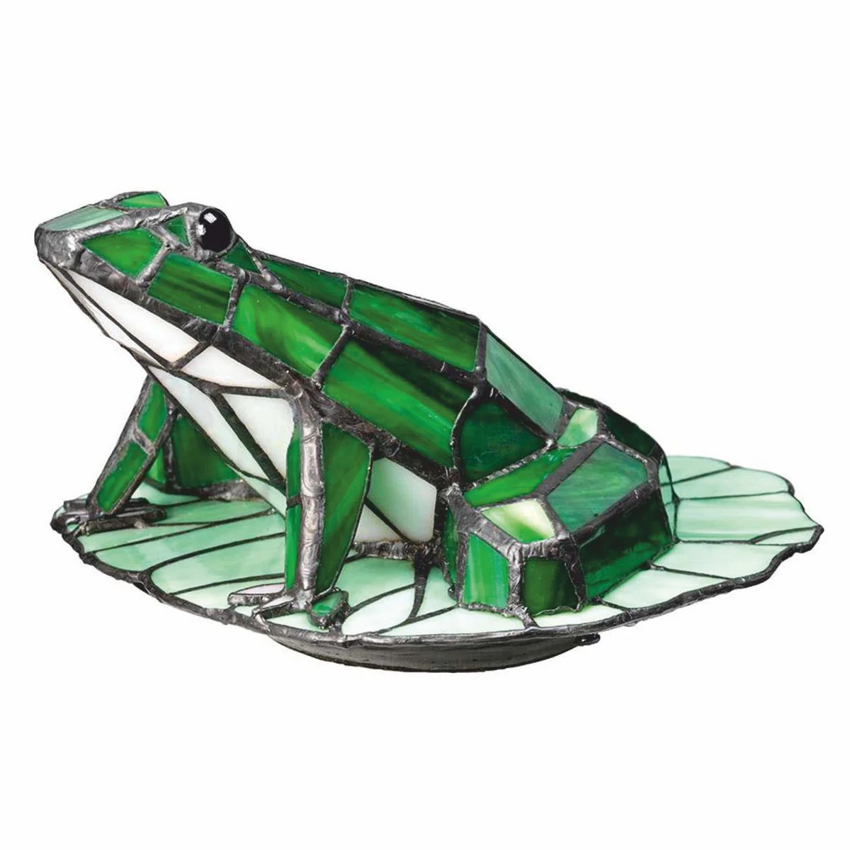 Luxus Tiffany LED Tischleuchte Frosch Grün - Tiffany Deko Leuchten