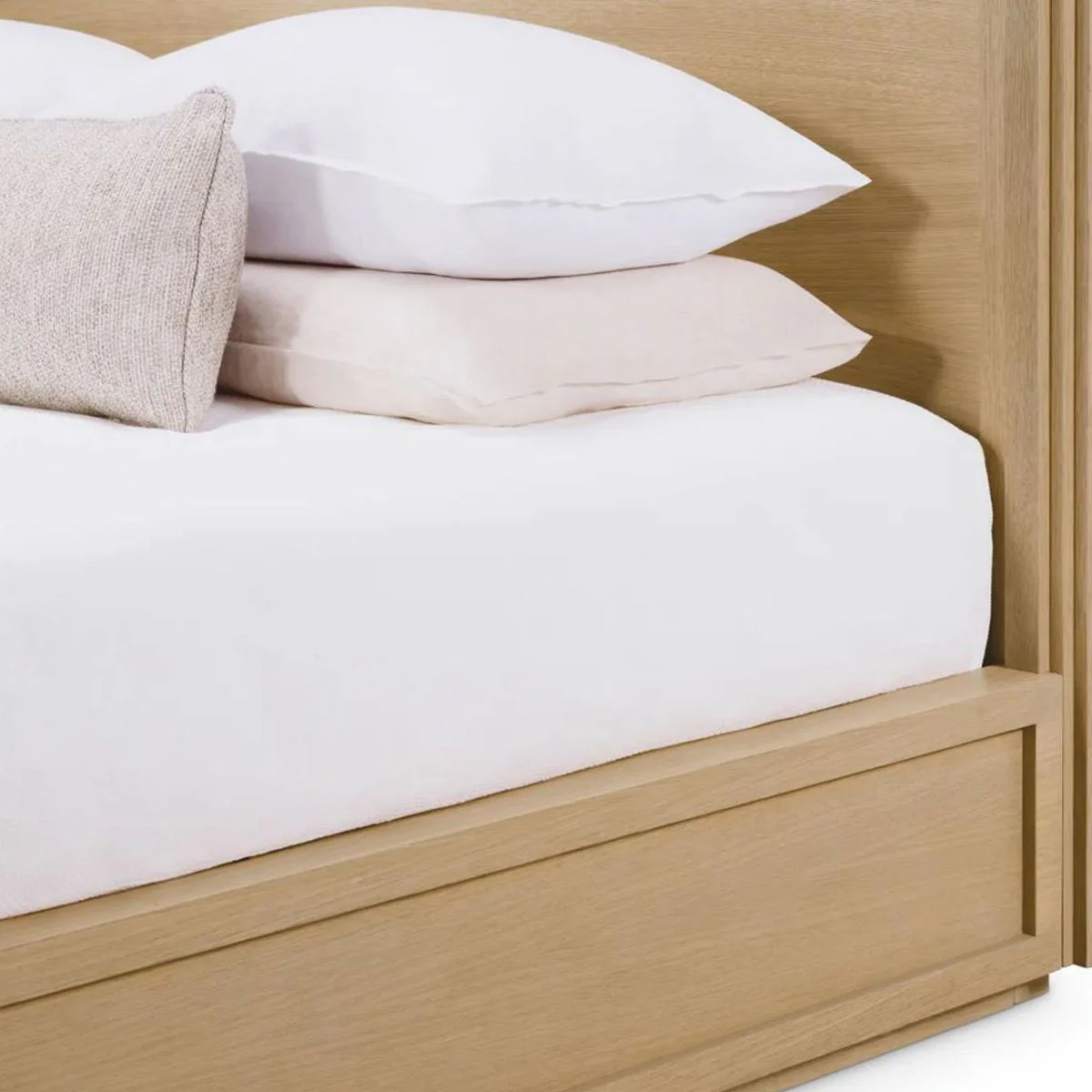 Luxus Himmelbett Naturfarben 228,5 cm - Schlafzimmer & Hotel Möbel