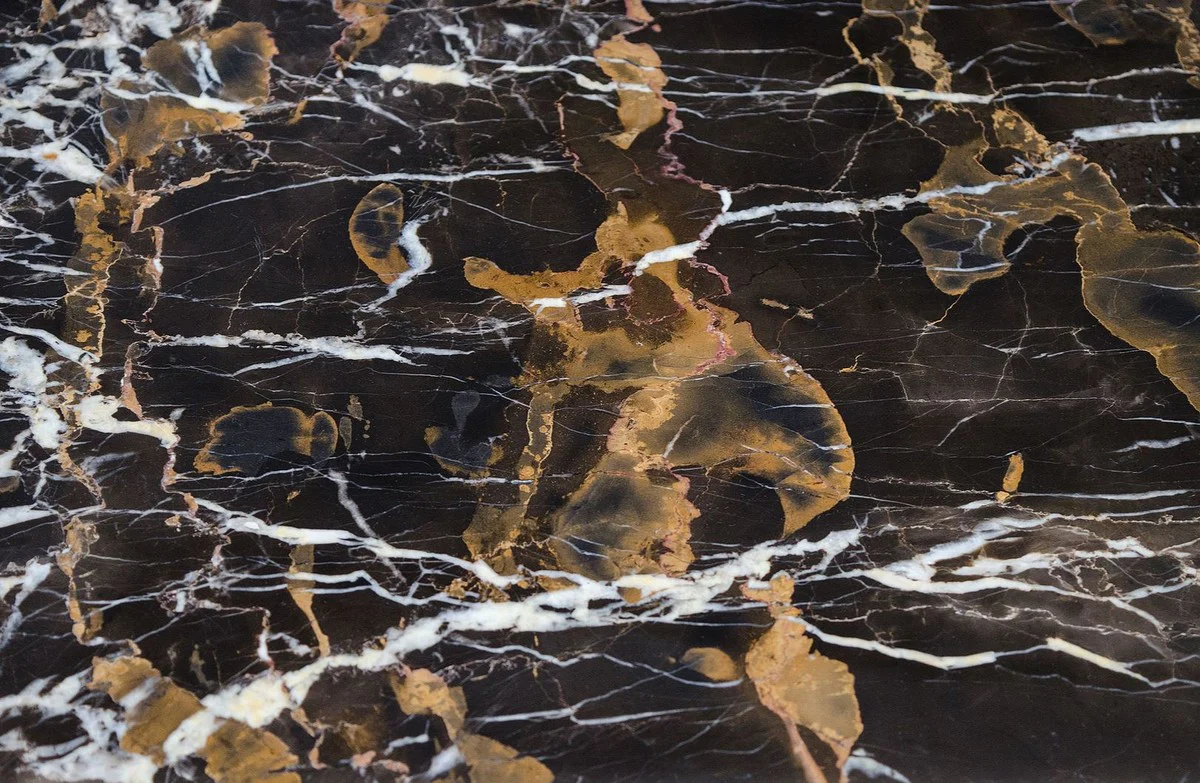 Luxus Esstisch Schwarz 80 x H. 76 cm - Esszimmermöbel