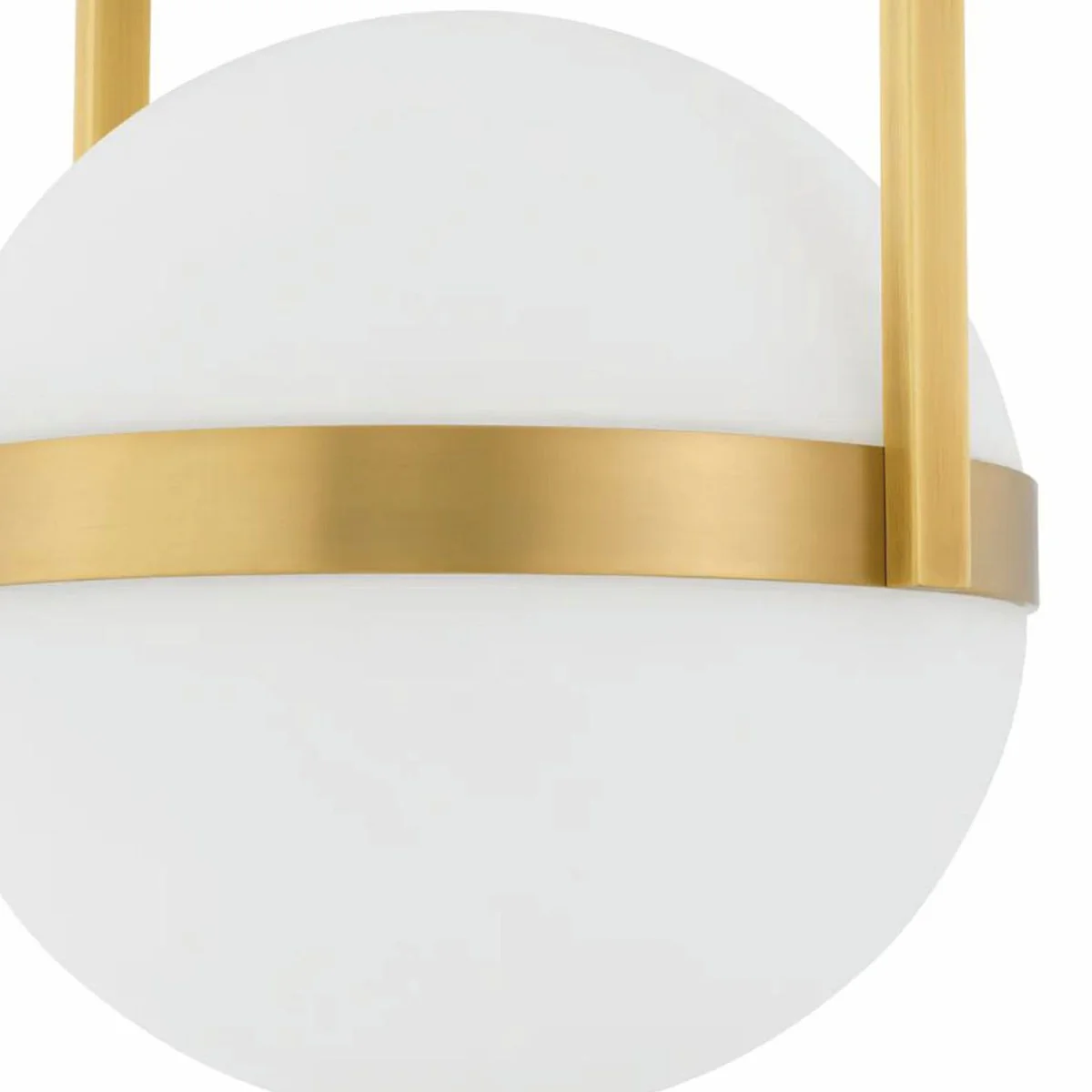 Luxus Deckenleuchte Antik Messing / Weiß H. 105 cm - Luxus Leuchten