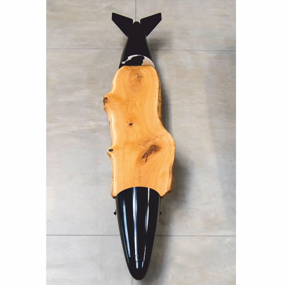 Luxus Couchtisch in Torpedo Form 560 cm - Original Zusatztank Tornado Fighter deutsche Luftwaffe