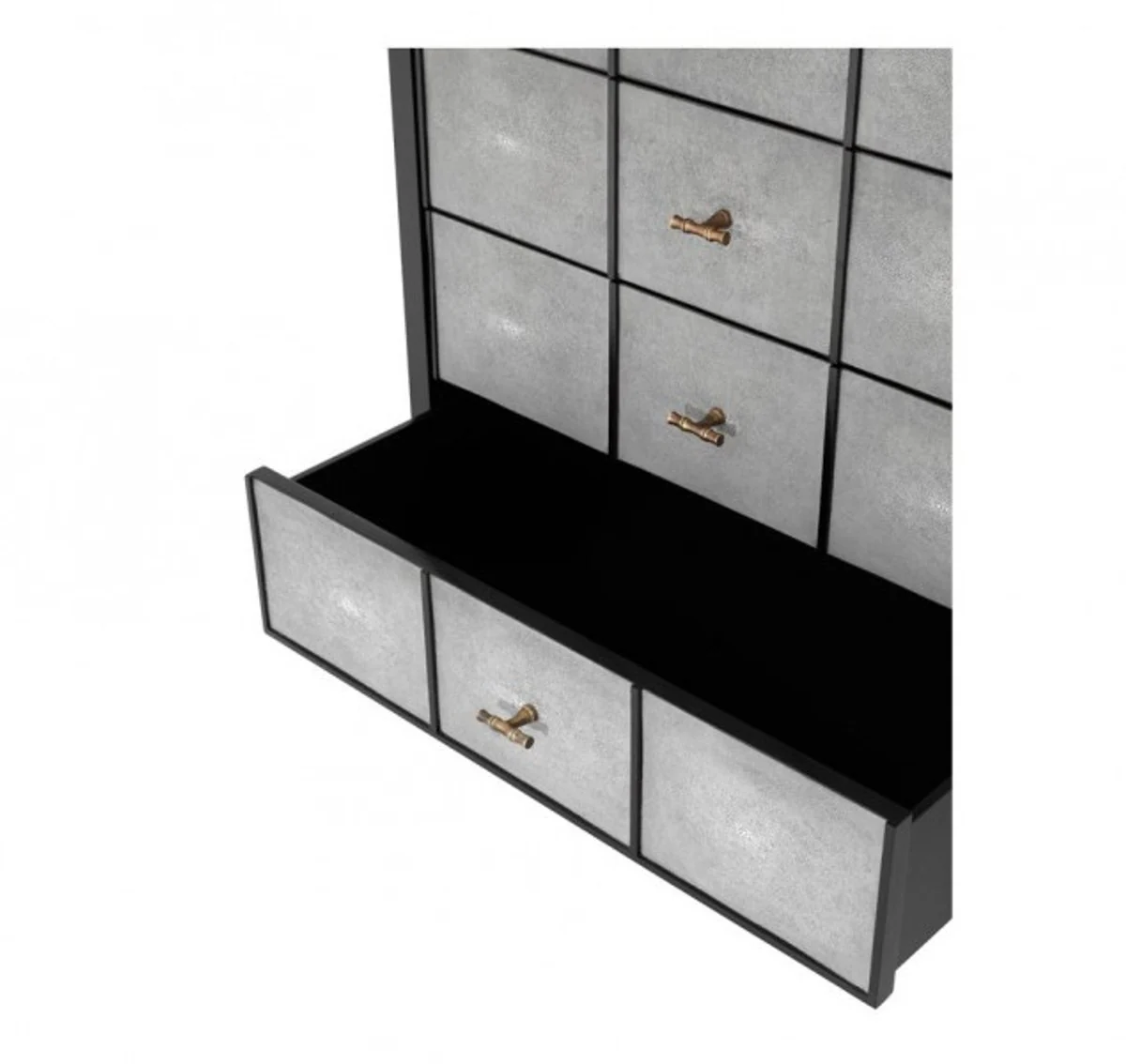 Luxus Mahagoni Kommode 96,5 x 47,5 x H. 130 cm - Luxus Hotel Möbel