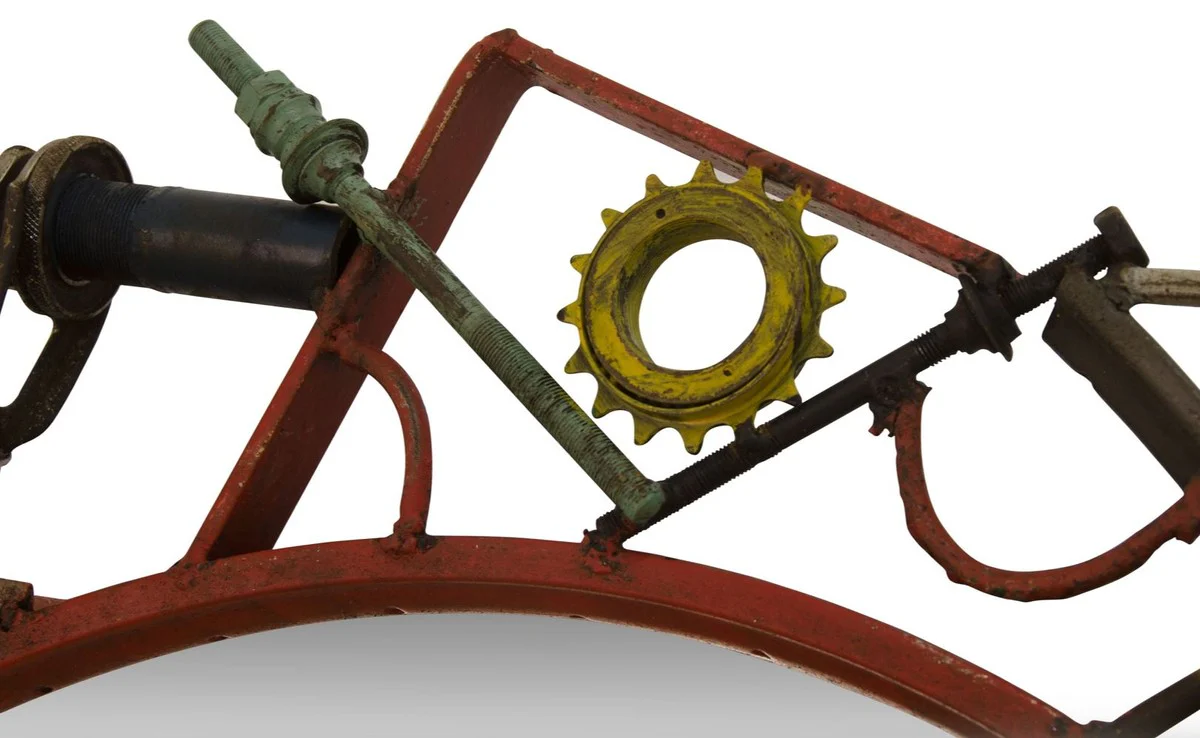 Designer Wandspiegel Durchmesser 83 cm - Designer Wohnzimmer Accessoires