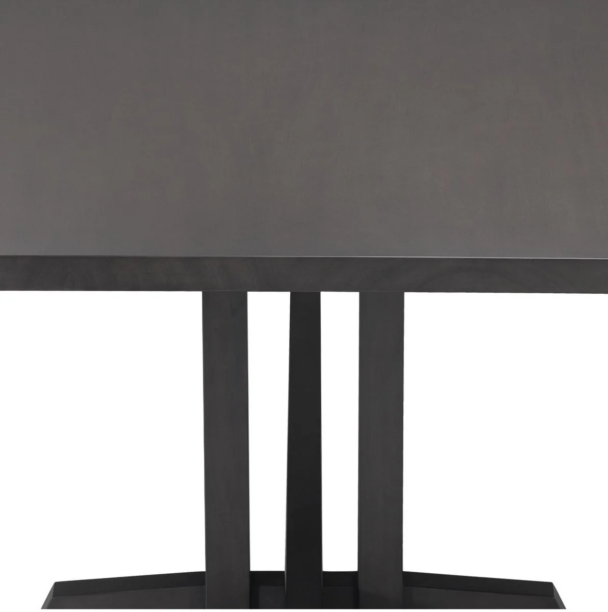 Luxus Mahagoni Esstisch Mokkafarben 290,5 x 128 x H. 77 cm - Massivholz Küchentisch - Rechteckiger Esszimmertisch - Luxus Esszimmer Möbel