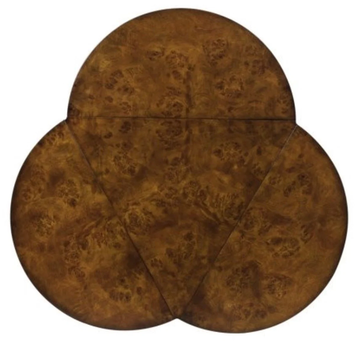 Luxus Wohnzimmer Beistelltisch Braun 52 x 46 x H. 71 cm - Luxus Qualität