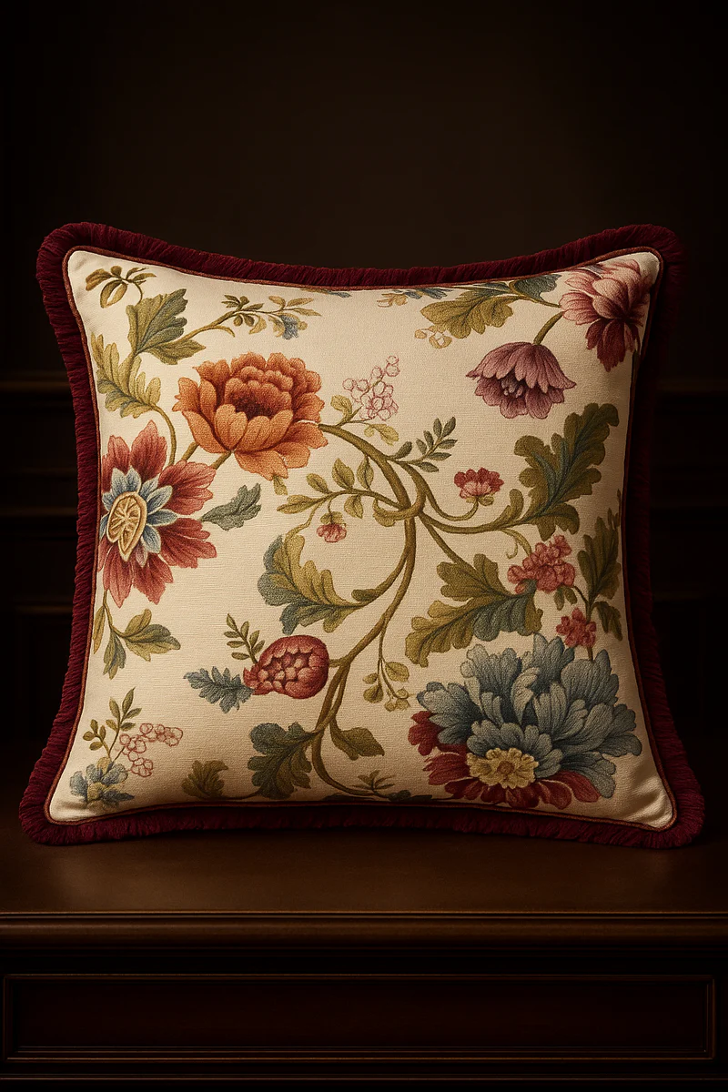 Harald Glööckler Luxus Deko Kissen Pompöös by Weiß / Bunt 45 x 45 cm