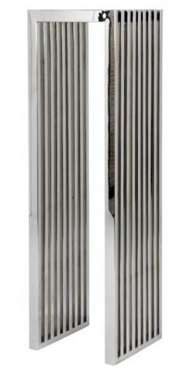 Luxus Konsolen Tisch Säule 5 Stars Chrom - Blumentisch Telefontisch Beistelltisch Säule - Hotel Einrichtung Möbel