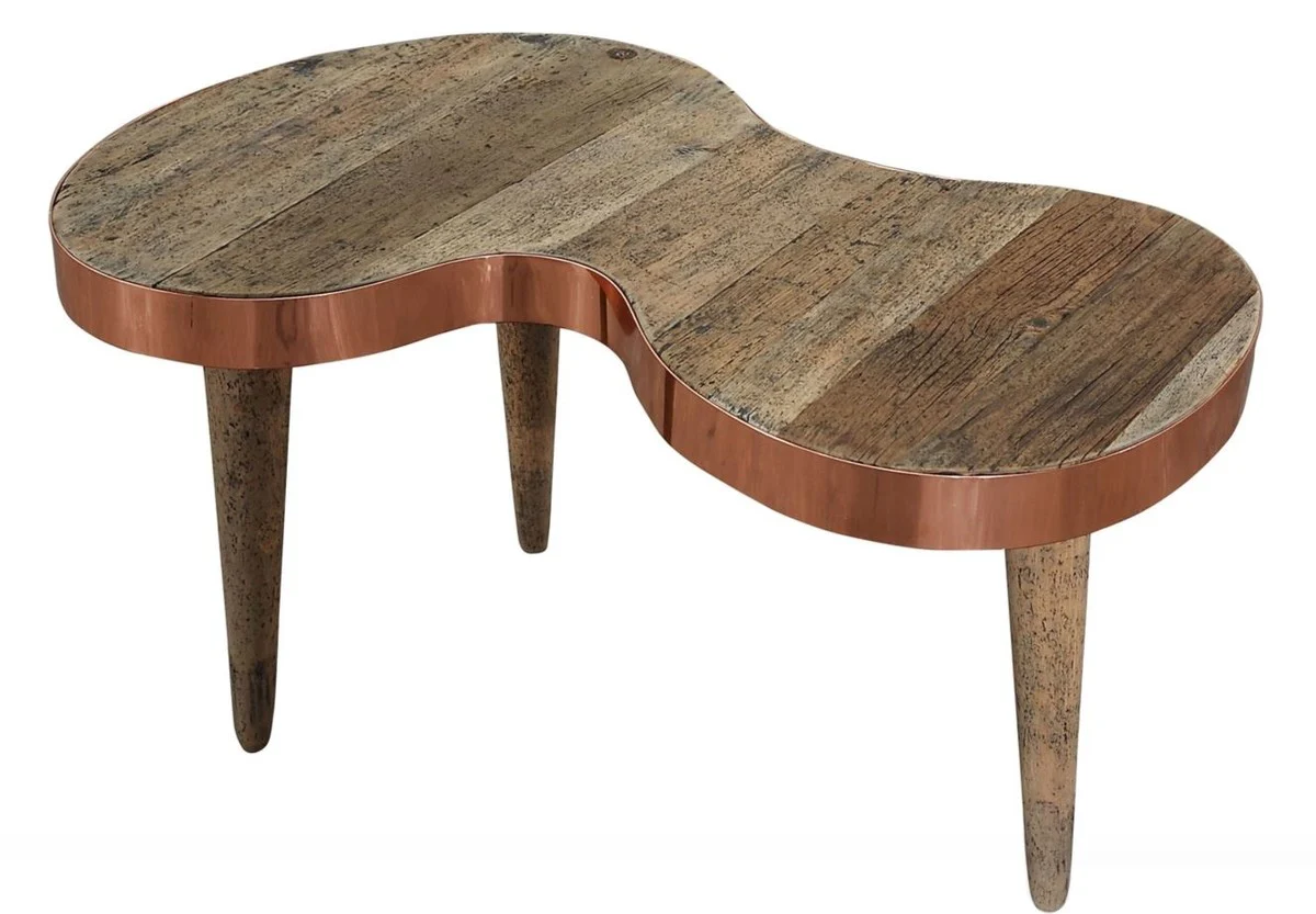 Luxus Couchtisch 82 x 42 x H. 41 cm - Designer Wohnzimmermöbel