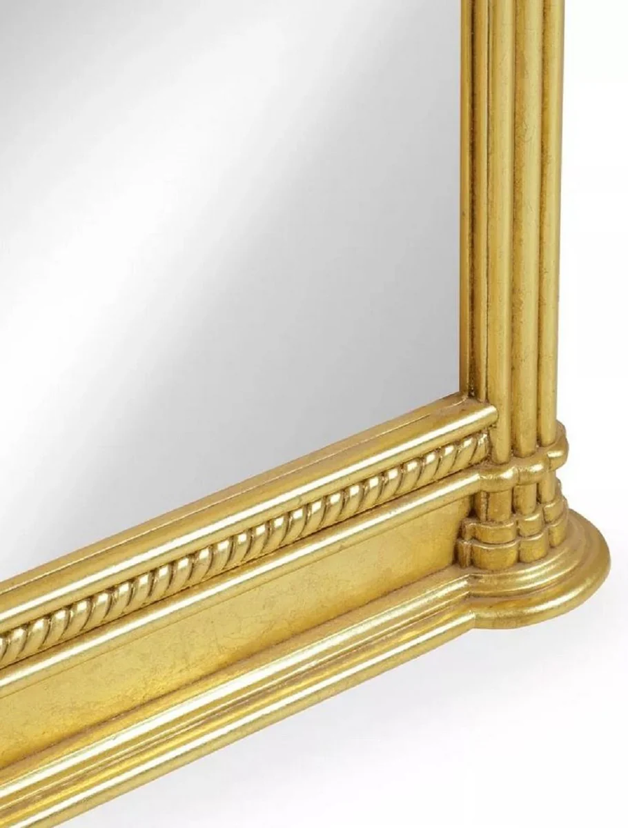 Luxus Barock Spiegel Antik Gold H. 150 cm - Barockstil Möbel