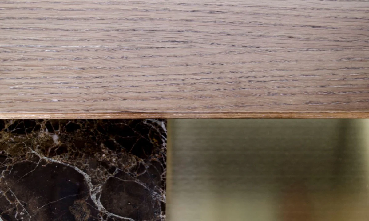 Luxus Couchtisch Gold 60 x 60 x H. 36,5 cm - Designer Wohnzimmertisch