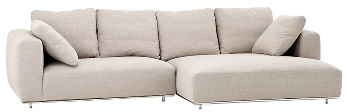 Luxus Sofa Sandfarbig - Designer Ecksofa