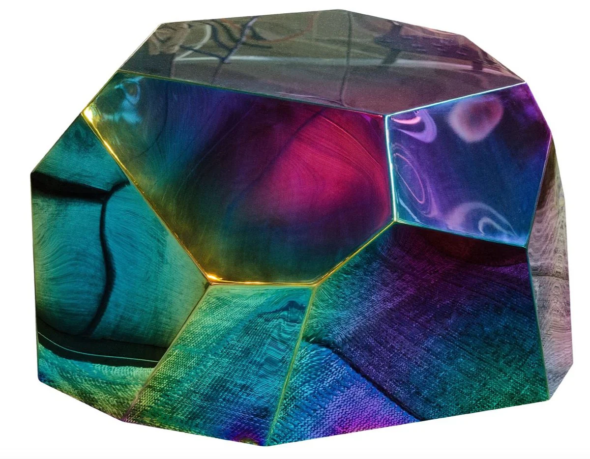 Designer Wohnzimmertisch / Beistelltisch Titan 89 x 90 x H. 45 cm - Designer Kollektion