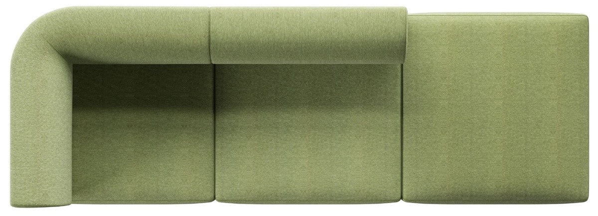 Luxus Sofa Linke Seite Grün 270 cm - Modulares Wohnzimmer Sofa - Luxus Wohnzimmer Möbel
