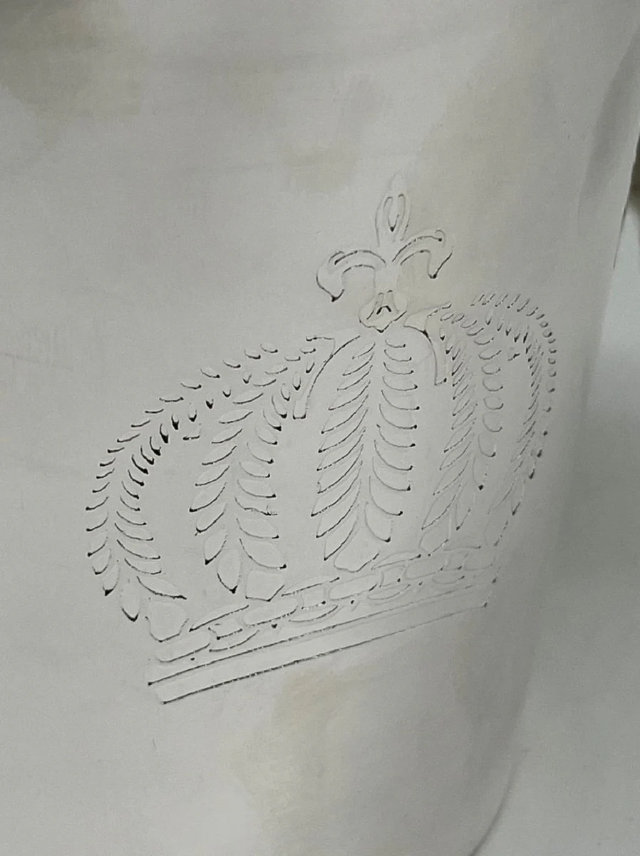 Pompöös by Luxus Barock Champagnerkühler Krone Silber H. 14 cm - designed by Harald Glööckler