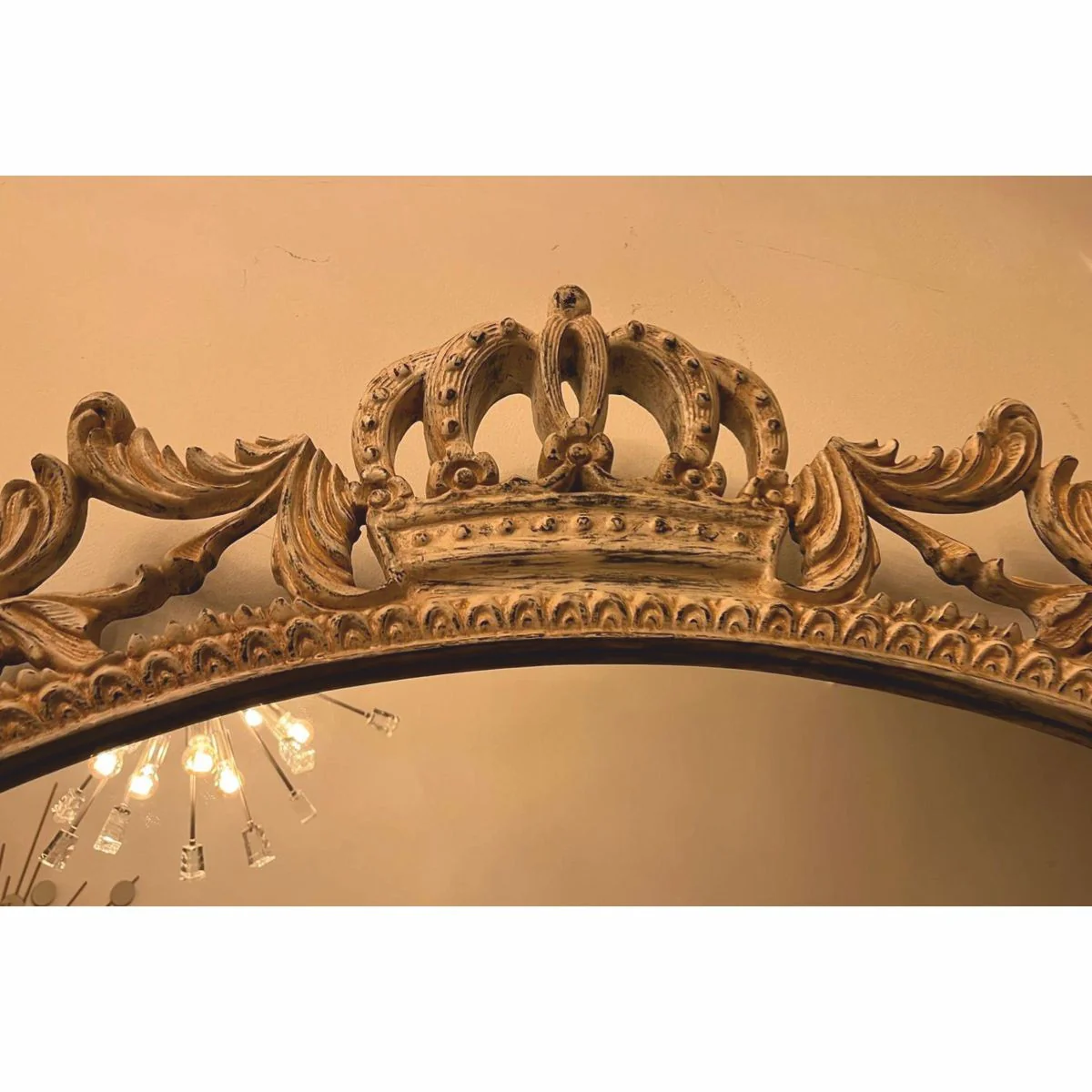 Pompöös by Barock Spiegel Antik Creme 123 cm - Harald Glööckler Barock Interior