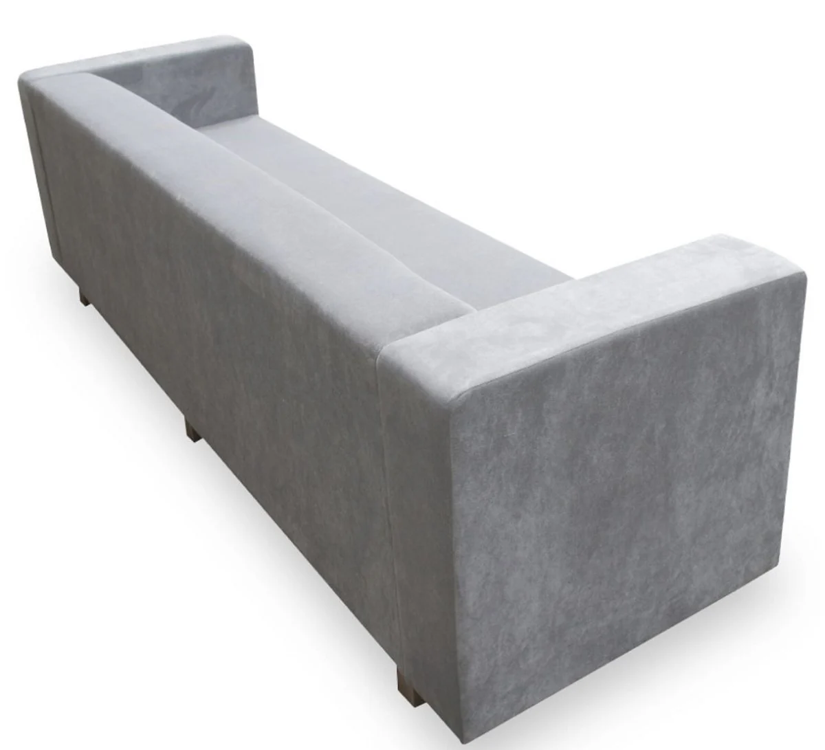 Luxus Wohnzimmer Samt Sofa 260 x 75 x H. 70 cm - Verschiedene Farben - Wohnzimmermöbel