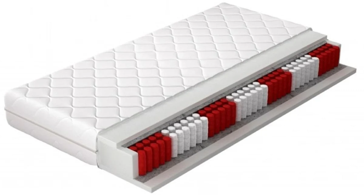 Luxus Doppelbett mit Matratze Blau - Verschiedene Größen