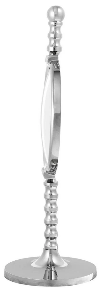 Luxus Spiegel Set Silber - 2 Tischspiegel mit konvexem Spiegelglas - Deko Accessoires