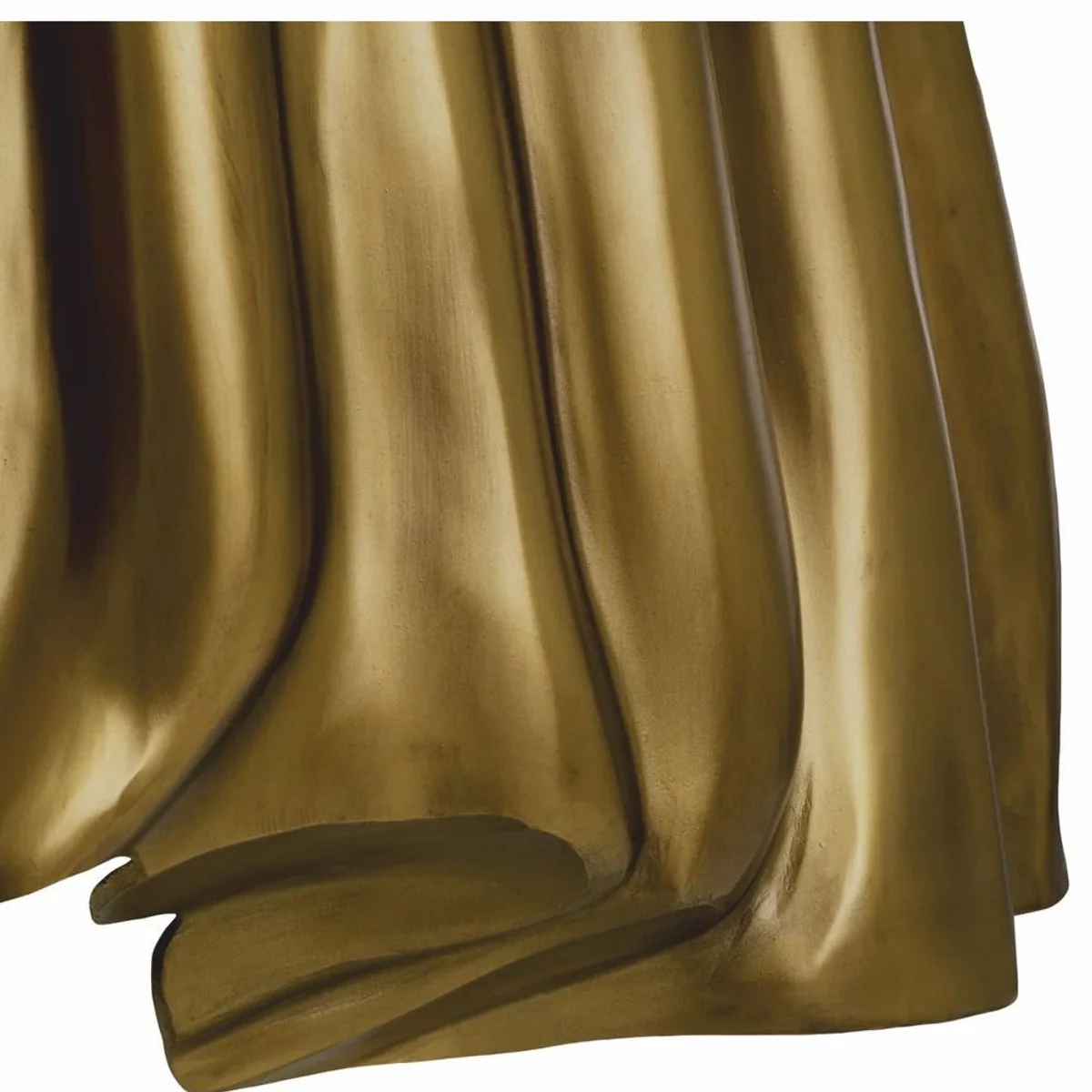 Luxus Aluminium Beistelltisch Vintage Messing 65 x 57 x H. 45,5 cm - Luxus Möbel