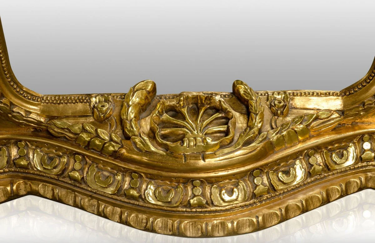 Pompöös by Barock Standspiegel Gold 134 x H. 257 cm - Handgeschnitzt - Harald Glööckler Spiegel