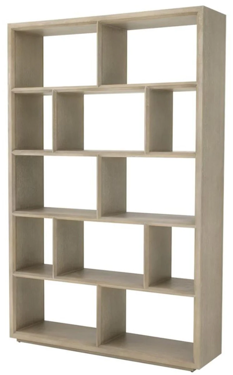 Regalschrank / Bücherschrank Hellbraun 150 x 40 x H. 230 cm - Luxus Schrank