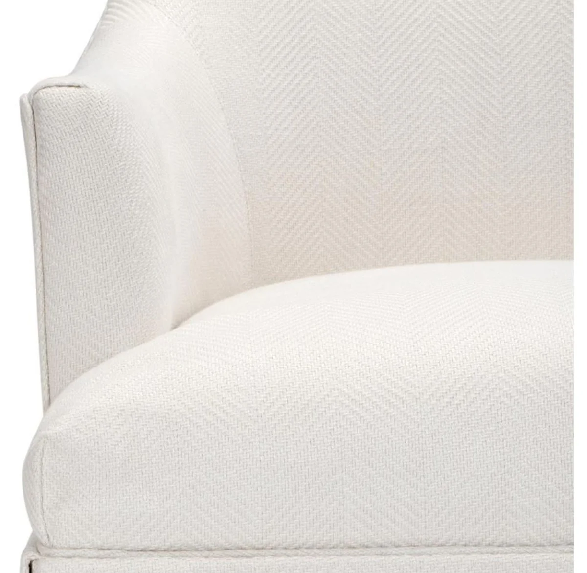 Designer Sessel Weiß 63 x 63 x H. 81 cm - Luxus Kollektion