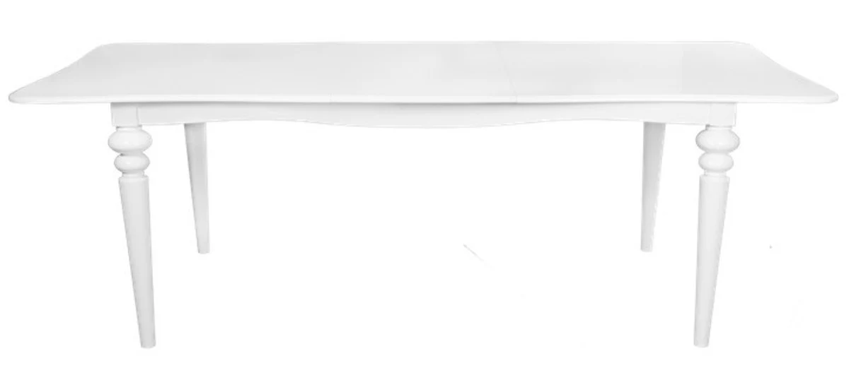 Barock Esstisch Weiss ausziehbar 180 - 230 cm - Tisch
