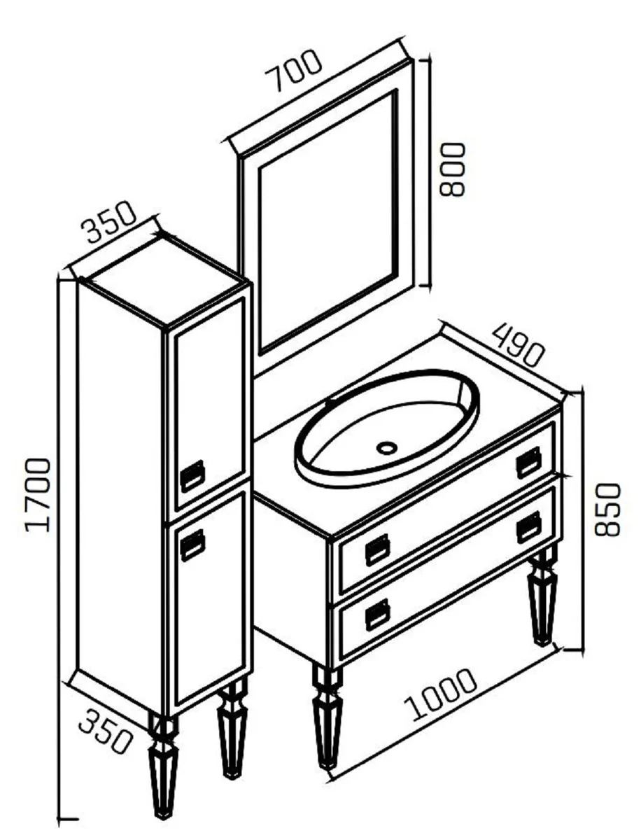 Luxus Barock Badezimmer Set Grün / Schwarz / Gold - 1 Barock Waschtisch mit ovalem Keramik Waschbecken & 1 Barock LED Wandspiegel & 1 Barock Regalschrank - Barock Badezimmer Möbel
