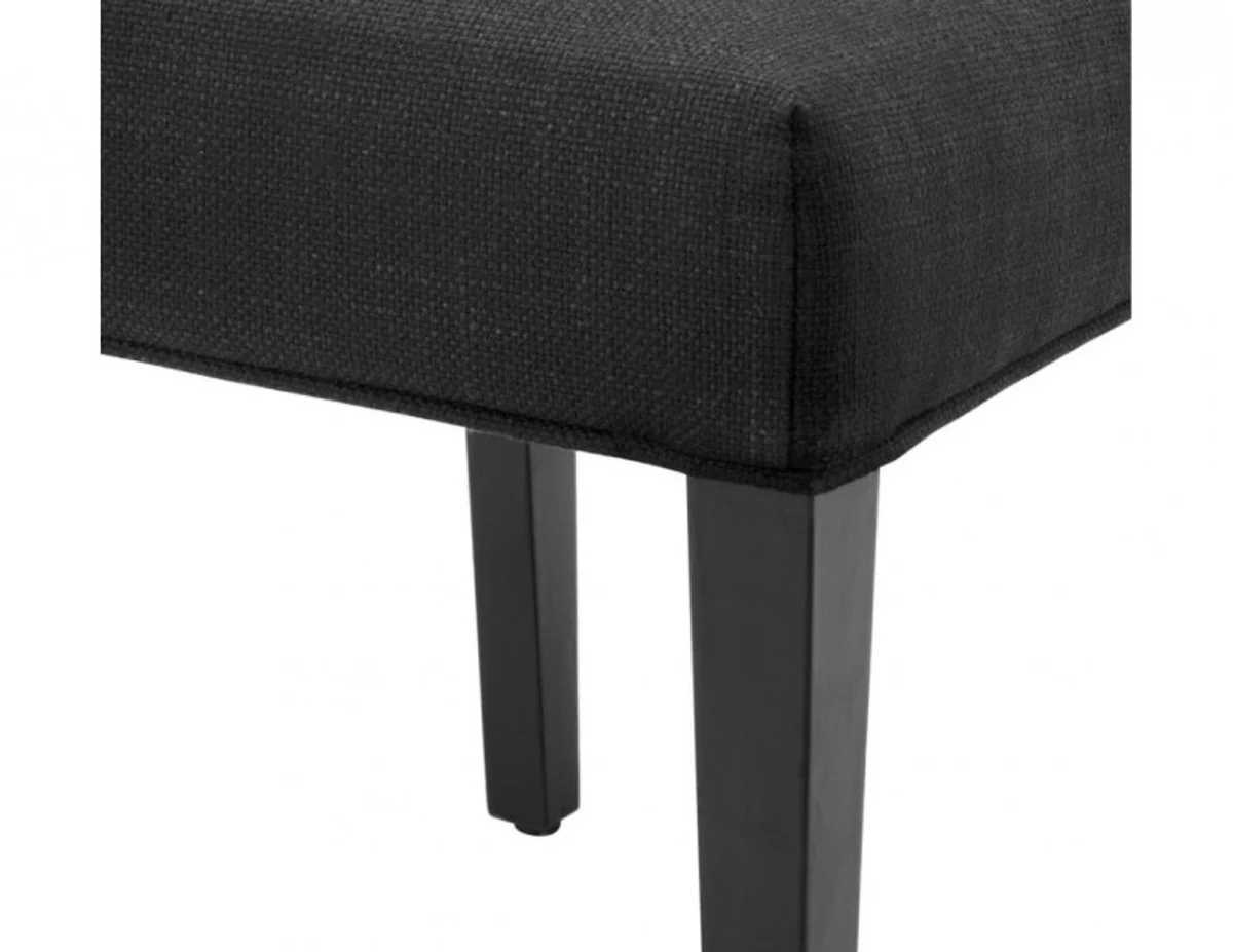 Luxus Esszimmer Stuhl Schwarz - Club Hotel Möbel