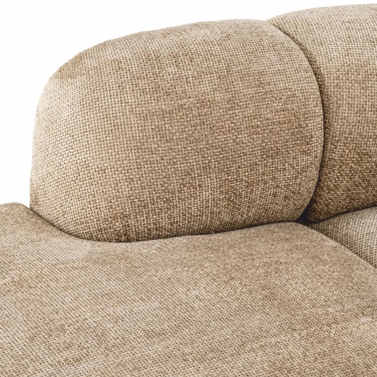 Luxus Ecksofa Sandfarben / Schwarz 300 x 257 x H. 70 cm - Wohnzimmer & Hotel Möbel