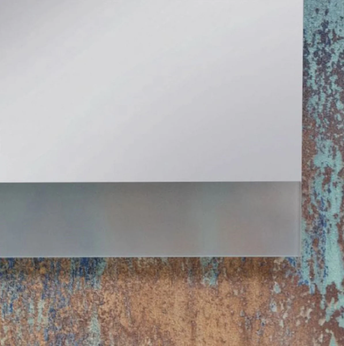 Luxus Badezimmer Spiegel 120 x 4 x H. 50 cm - Wandspiegel mit LED Hintergrundbeleuchtung - Badezimmer Möbel - Badezimmer Accessoires - Luxus Möbel