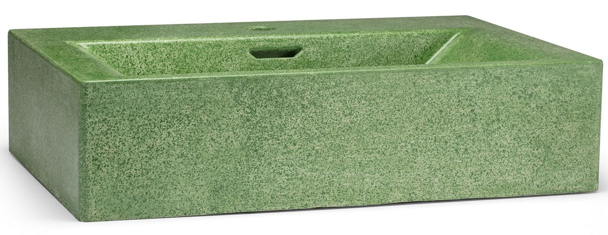Luxus Beton Waschbecken Matt Grün 60 cm