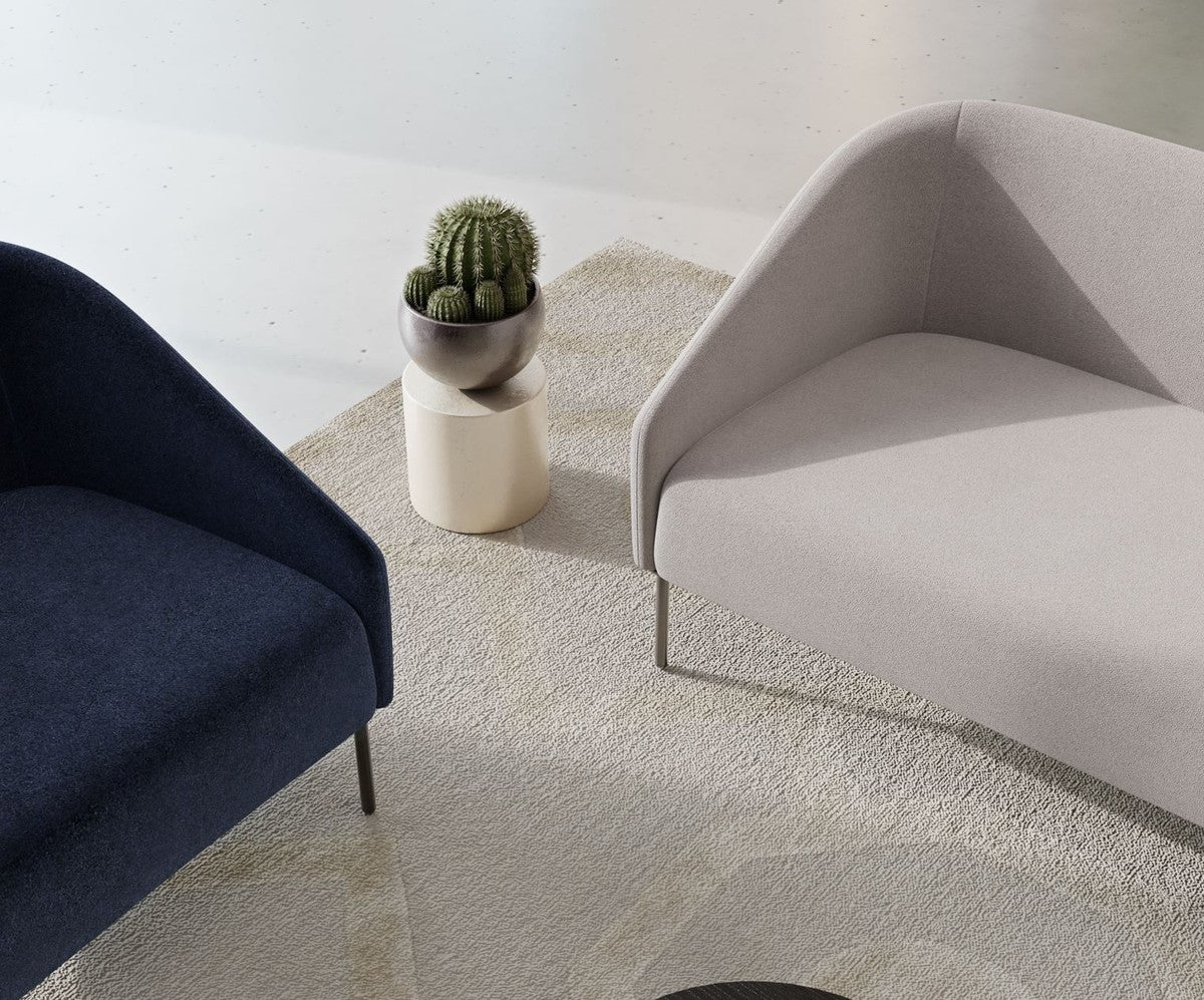 Luxus Wohnzimmer & Hotel Sofa Grau / Schwarz 300 cm - Luxus Möbel