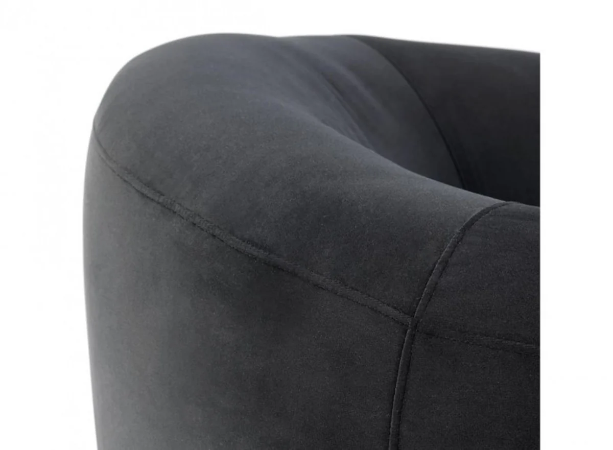 Luxus Art Deco Hotel Sessel Schwarz - Luxus Qualität