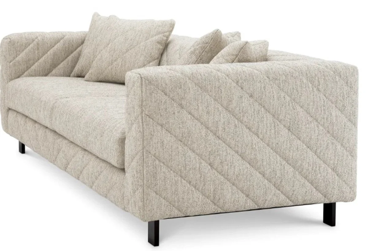 Luxus Sofa Hellgrau 230 cm - Wohnzimmer & Hotel Möbel