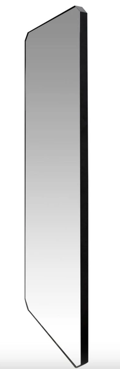 Luxus Spiegel mit schwarz pulverbeschichteten Stahlrahmen 80 x H. 220 cm - Luxus Kollektion