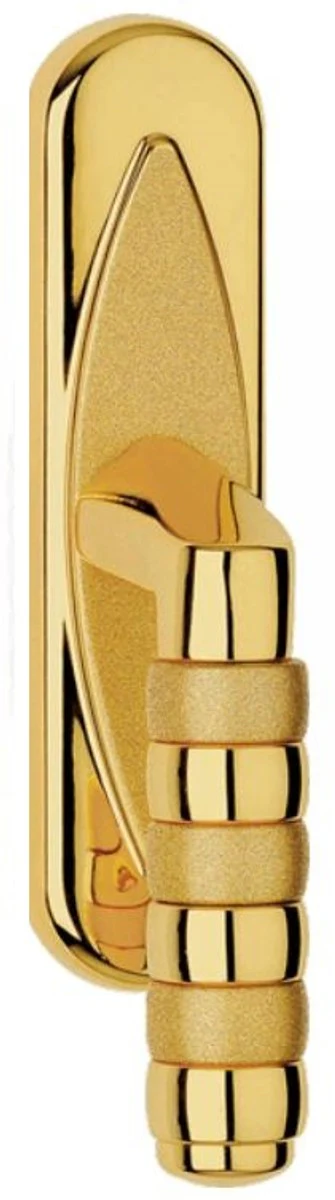 Luxus Messing Fensterklinken Set Gold 4 x H. 18,5 cm - Luxus Qualität - Made in Italy