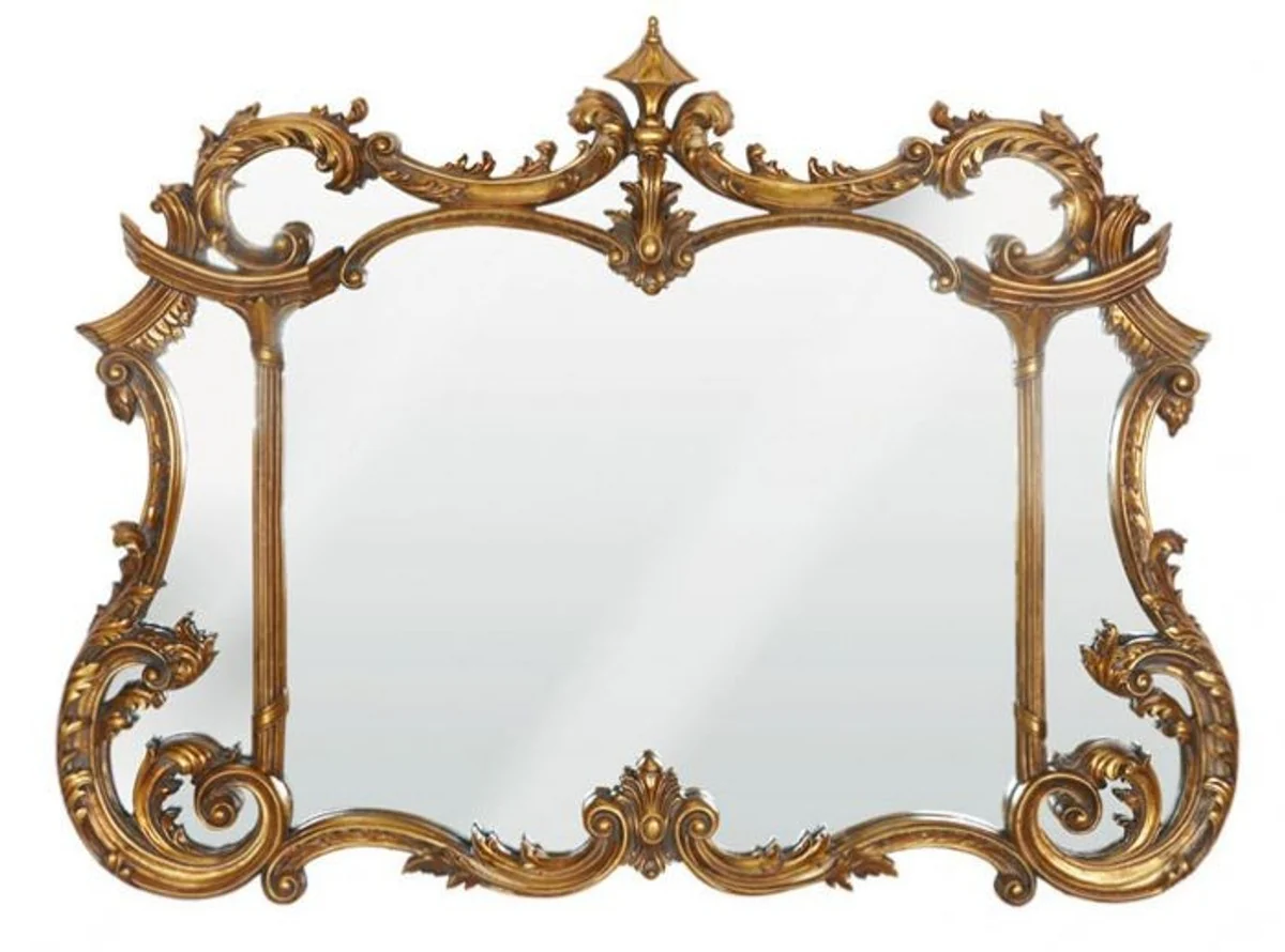 Barock Wandspiegel Gold H 99 cm, B 128 cm - Edel & Prunkvoll
