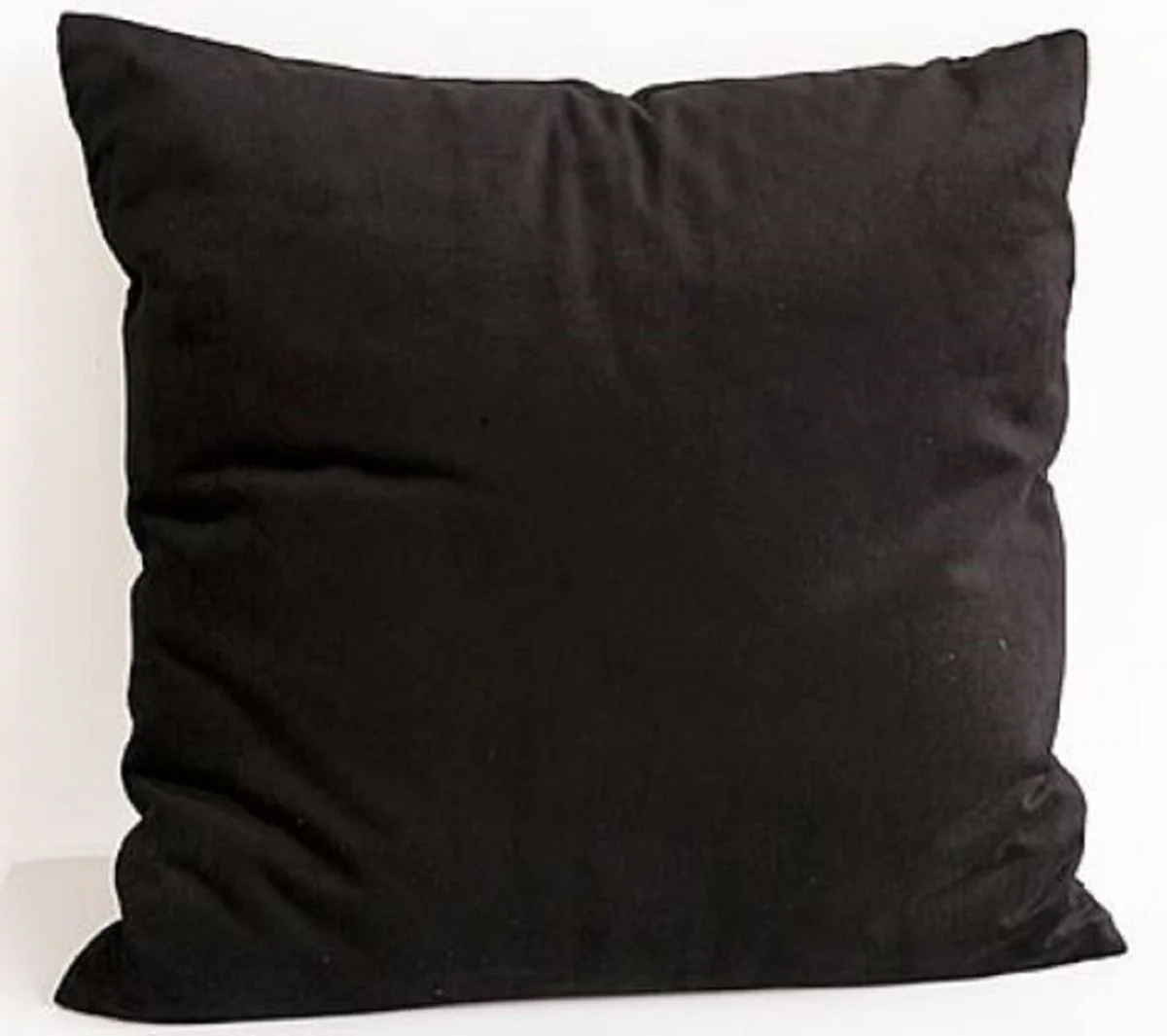 Luxus Barock Kissen Schwarz / Gold 50 x 50 cm - Deko Accessoires