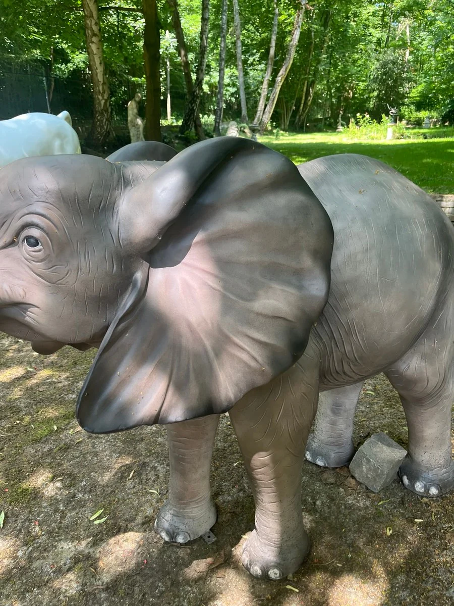 Luxus Deko-Skulptur XXL Elefant – Monumentale Eleganz für Innen & Außen