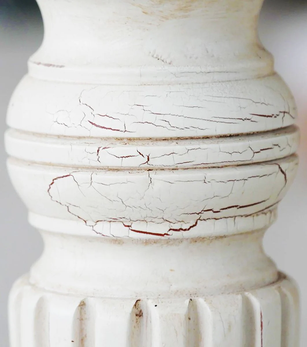 Landhausstil Couchtisch 60 x 60 x H. 45 cm - Verschiedene Farben - Massivholz Wohnzimmertisch mit Schublade - Wohnzimmer Möbel