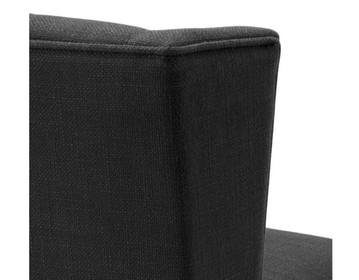 Luxus Esszimmer Stuhl Schwarz - Club Hotel Möbel