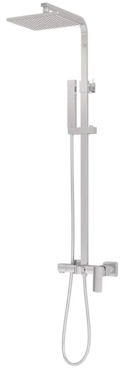 Luxus Duschgarnitur Chrom H. 110 cm - Badezimmer Accessoires