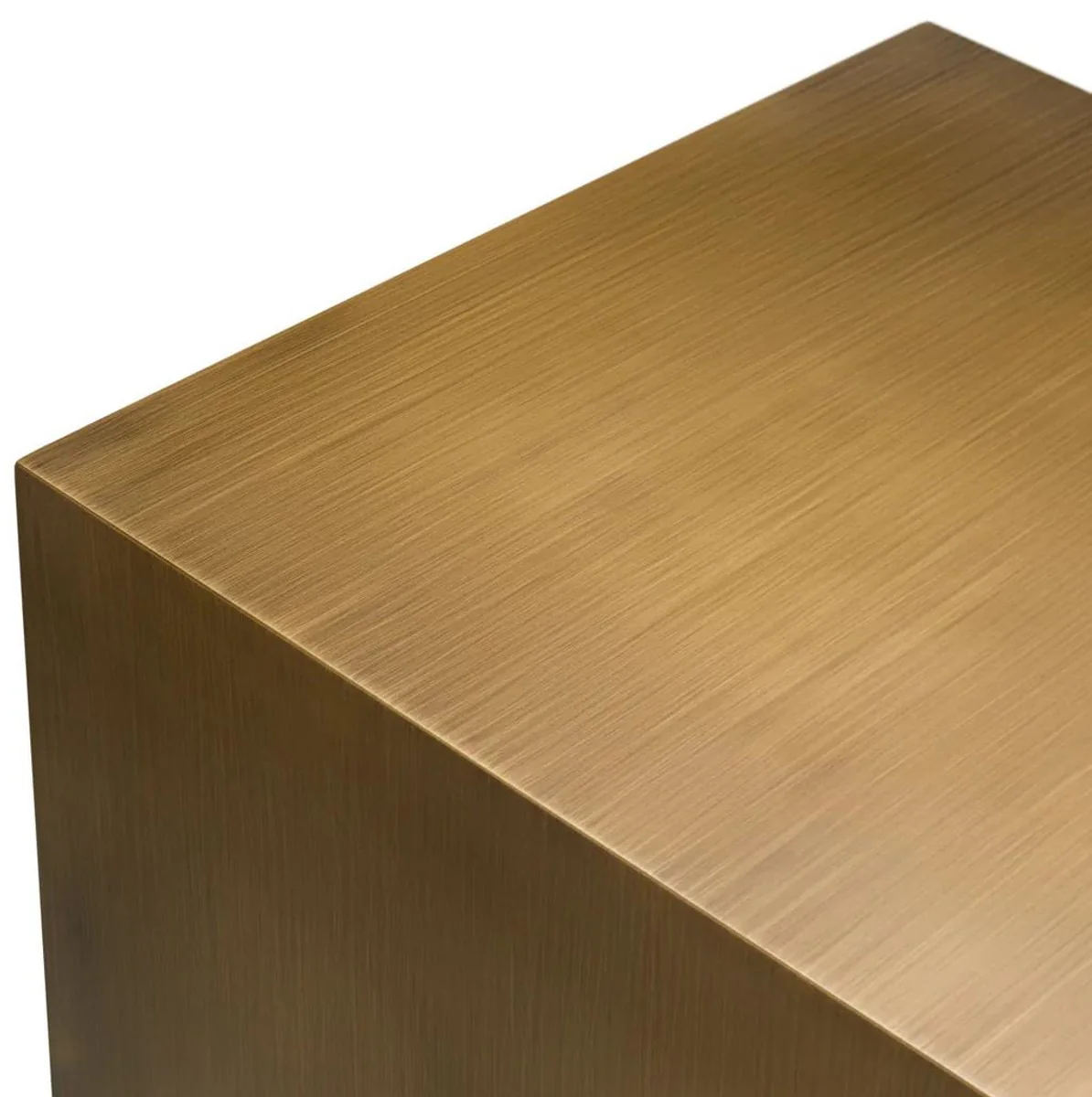 Luxus Metall Beistelltisch Messing 50 cm