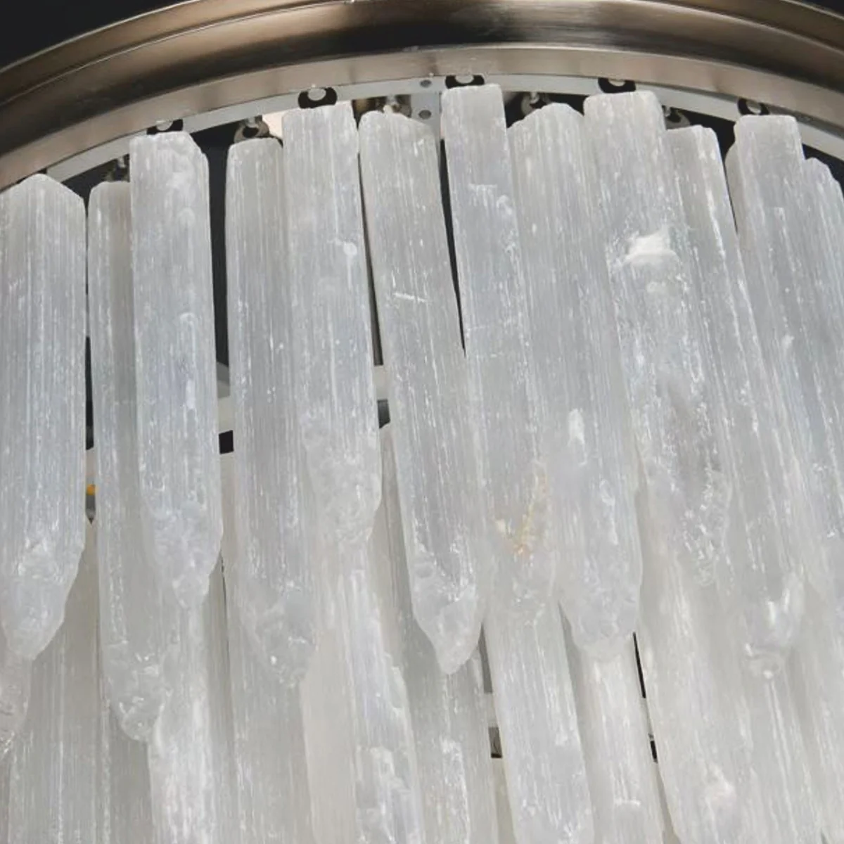 Luxus Kristall Kronleuchter Silber Ø 60 x H. 75 cm - Luxus Interior