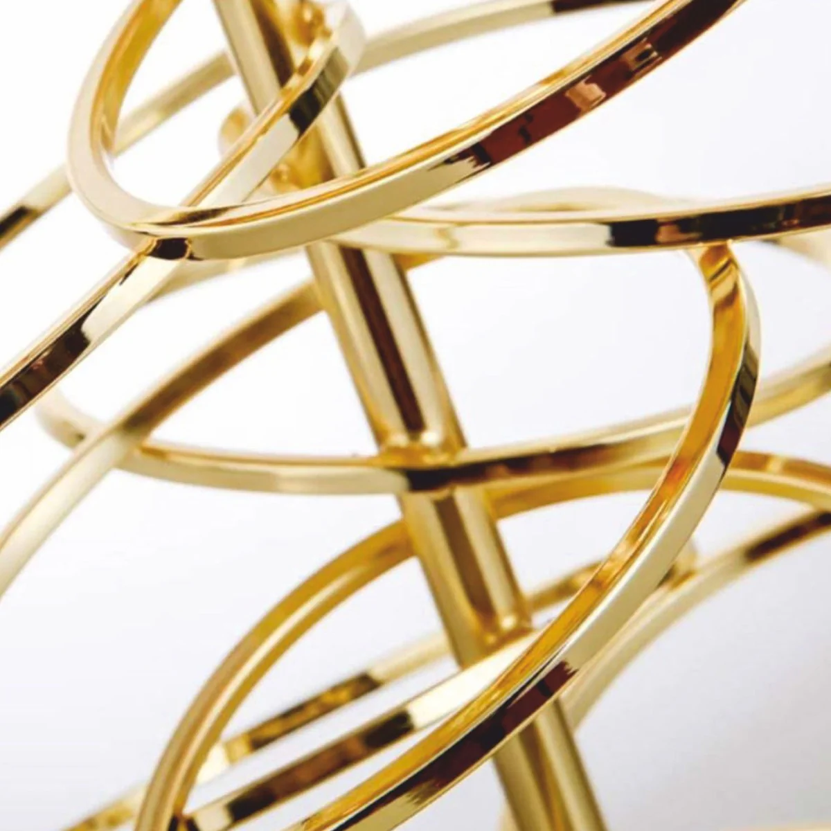 Luxus Tischleuchte Gold / Schwarz H. 71 cm - Luxus Leuchten