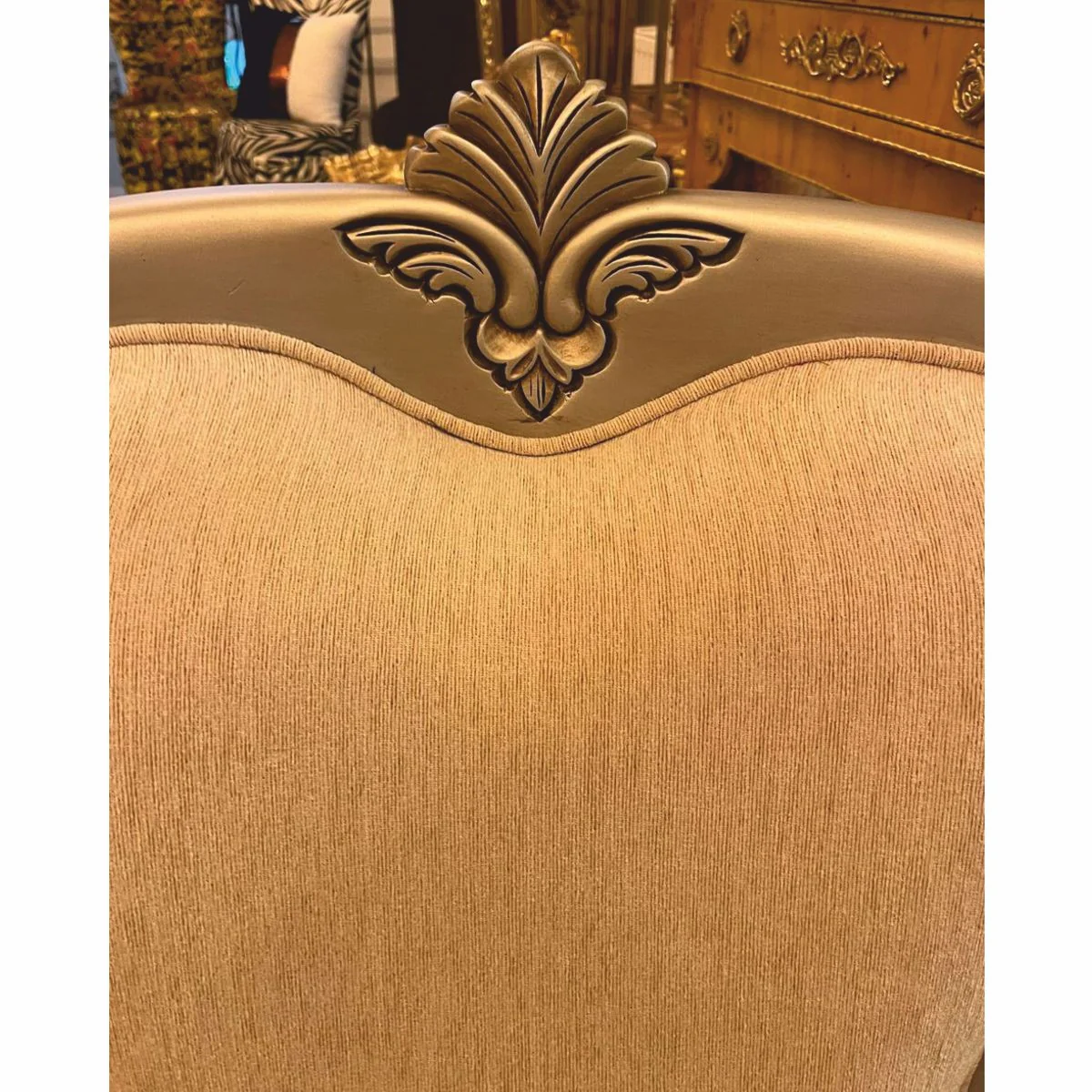 Luxus Barock Wohnzimmer Sessel 2er Set Bunt / Silber - Barockstil Möbel